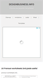 Mobile Screenshot of designbusiness.info